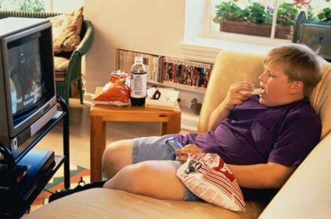 A full -time teen's passive lifestyle